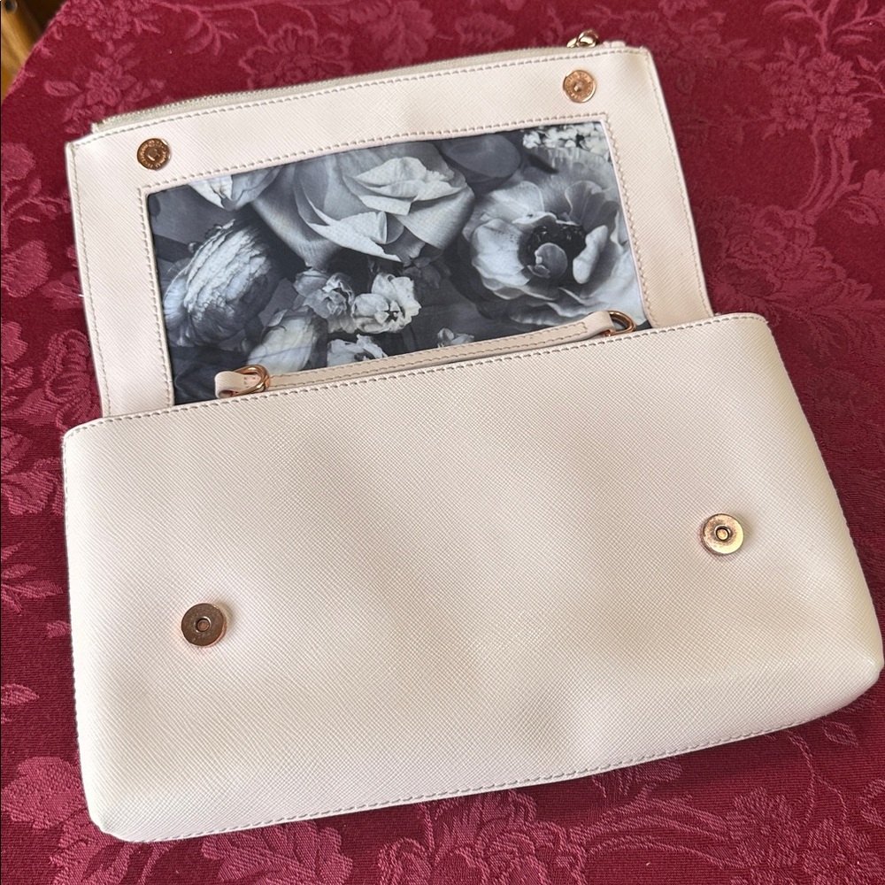 Ted Baker Pink Leather Crossbody Clutch - Picture 8 of 8